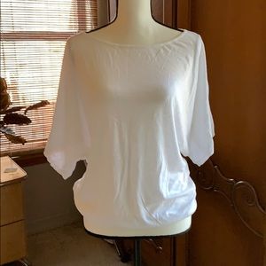 White Michael Stars short sleeved top!
